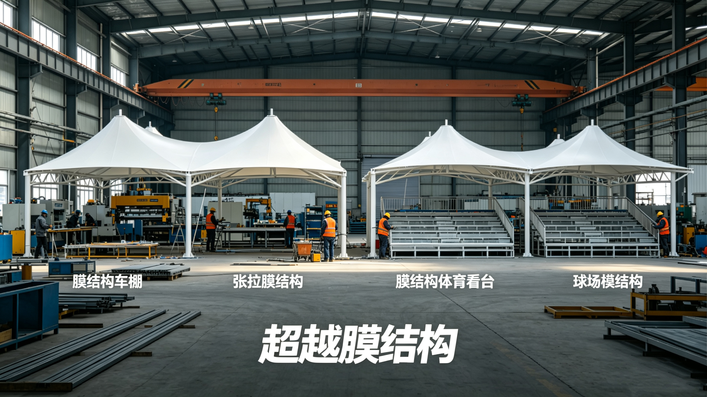 萍乡市膜结构工程膜结构体育看台 - 一站式服务
